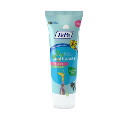 ПАСТА ЗА ЗЪБИ ТЕПЕ ДЕЙЛИ КИДС 3-6 години 75 мл / TEPE DAILY KIDS TOOTHPASTE 3-6 years