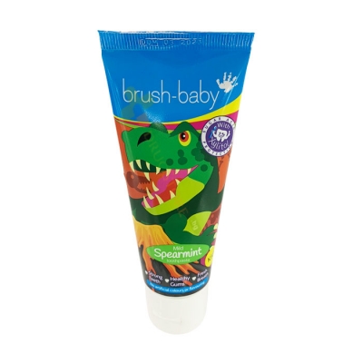 ПАСТА ЗА ЗЪБИ ЗА ДЕЦА БРЪШ - БЕЙБИ 3+ години МЕНТА 50 мл / BRUSH-BABY SPEARMINT TOOTHPASTE 3+ years