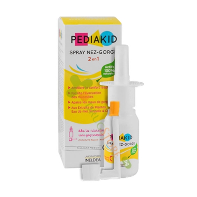 ПЕДИАКИД НОС И ГЪРЛО спрей 20 мл / PEDIAKID NOSE AND THROAT spray 