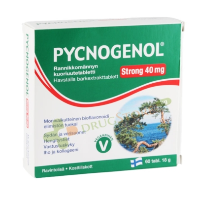 ПИКНОГЕНОЛ СТРОНГ таблетки 60 броя / HANKINTATUKKU OY PYCNOGENOL STRONG 