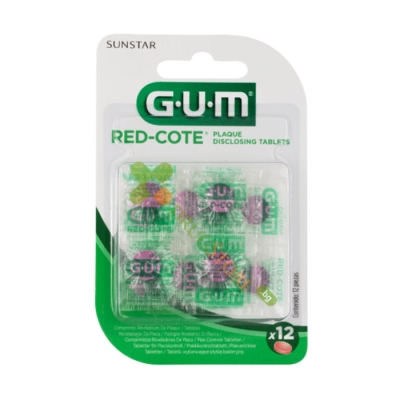 ПЛАКА ИНДИКАТОР таблетки 12 броя / GUM DENTAL DISCLOSING TABLETS