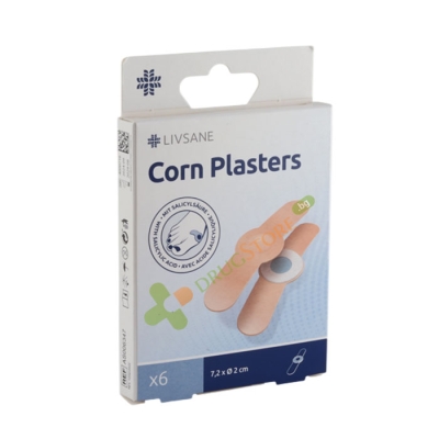 ПЛАСТИР ПРИ МАЗОЛИ И КОКОШИ ТРЪН 6 броя / LIVSANE PATCH FOR CALORS AND HORNS, HORN THORN