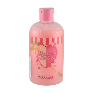 ПОЧИСТВАЩ ГЕЛ ЗА ВАНА И ДУШ РЕВЕН И ЯЙЧЕН КРЕМ 500 мл / BUBBLE T RHUBARB AND CUSTARD BATH AND SHOWER GEL