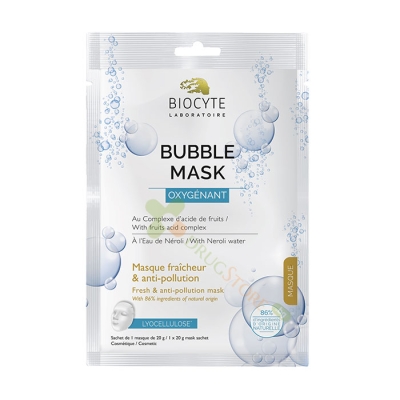 ПОЧИСТВАЩА КИСЛОРОДНА МАСКА ЗА ЛИЦЕ BUBBLE 20 г / BIOCYTE BUBBLE MASK 