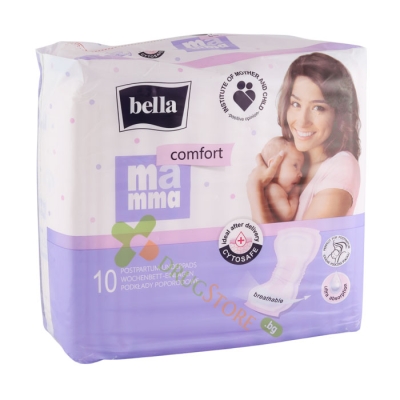 ПОДЛОЖКИ ЗА РОДИЛКИ БЕЛЛА МАМА КОМФОРТ 10 броя / BELLA MAMMA COMFORT LADIES PADS