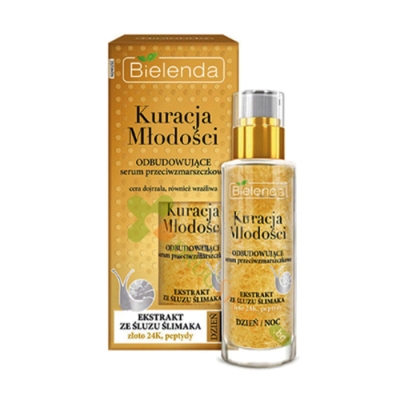  ПОДМЛАДЯВАЩА ТЕРАПИЯ ВЪЗСТАНОВЯВАЩ СЕРУМ ПРОТИВ БРЪЧКИ 30 мл / BIELENDA YOUTH THERAPY ANTI-WRINKLE FACE SERUM 