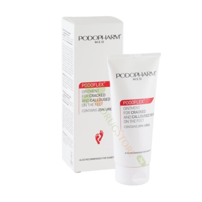 ПОДОФЛЕКС МАЗ ЗА КРАКА С 25% УРЕЯ 100 мл / PODOPHARM PODOFLEX OINTMENT FOR CRACK AND CALLOUSED SKIN 25% UREA 
