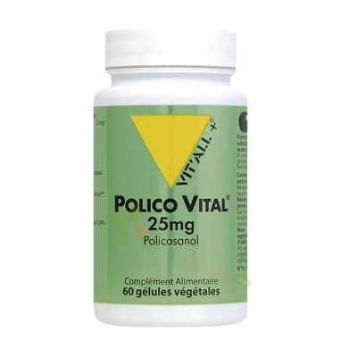 ПОЛИКОЗАНОЛ капсули 60 броя / VIT`ALL+ POLICOSANOL 