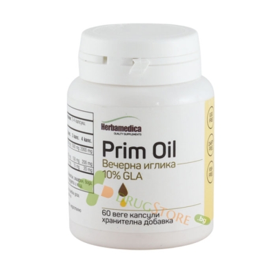 ПРИМ ОЙЛ капсули 505 мг 60 броя / HERBAMEDICA PRIM OIL 