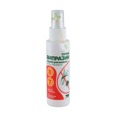 ПРИМ СПРЕЙ РЕПЕЛЕНТ ПРОТИВ КОМАРИ И КЪРЛЕЖИ 75 мл / VIPRAZIN PRIM SPRAY REPELLENT