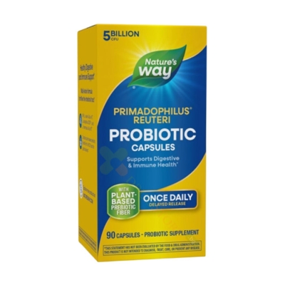 ПРИМАДОФИЛУС РОЙТЕРИ капсули 90 броя / NATURE'S WAY PRIMADOPHILUS REUTERI PROBIOTIC 