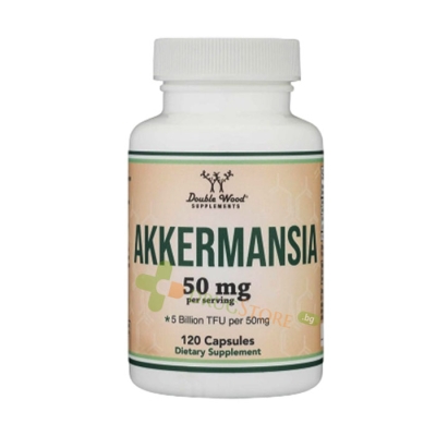 ПРОБИОТИК АКЕРМАНСИЯ капсули 120 броя / DOUBLE WOOD AKKERMANSIA