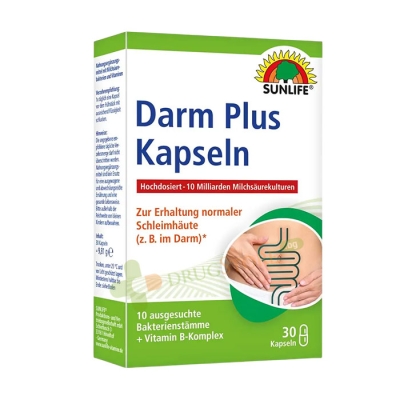 ПРОБИОТИК 10 ЩАМА + ВИТАМИН B КОМПЛЕКС капсули 30 броя / SUNLIFE PROBIOTIC 10 STRAINS + VITAMIN B COMPLEX 