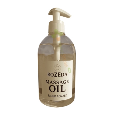 ПРОФЕСИОНАЛНО МАСАЖНО МАСЛО КРАЛСКИ МУСКУС 500 мл / ROZEDA MASSAGE OIL MUSC ROYALE