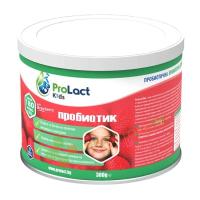 ПРОЛАКТ КИДС ЯГОДА 300 г / PROLACT KIDS STRAWBERRY 