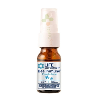 ПРОПОЛИС + ЦИНК И ВИТАМИН В2 спрей за гърло 15 мл / LIFE EXTENSION PROPOLIS + ZINC AND VITAMIN B2 spray 
