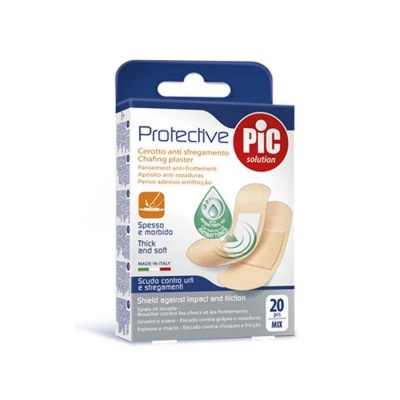 ЗАЩИТЕН ПЛАСТИР 20 броя / PIC PROTECTIVE PLASTERS