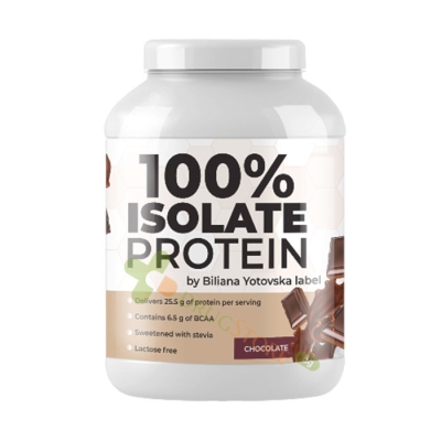 ПРОТЕИН ИЗОЛАТ 100% вкус ШОКОЛАД 810 г / BILIANA YOTOVSKA LABEL WHEY PROTEIN ISOLATE 100% CHOCOLATE