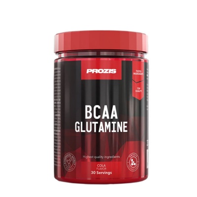 ПРОЗИС BCAA + ГЛУТАМИН С ВКУС НА КОЛА прах 330 гр. / PROZIS BCAA + GLUTAMINE COLA FLAVOR powder 330 gr.