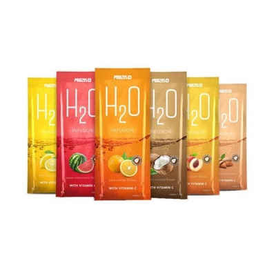 ПРОЗИС ОВКУСИТЕЛ ЗА ВОДА - РАЗЛИЧНИ ВКУСОВЕ сашета 9 гр. 12 броя / PROZIS H2O INFUSION FLAVOURED