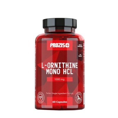 ПРОЗИС L - ОРНИТИН МОНОХИДРОХЛОРИД капсули 500 мг. 60 броя / PROZIS L - ORNITHINE MONO HCI