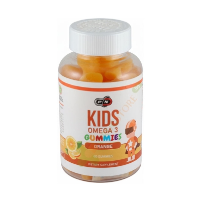 ПЮР НУТРИШЪН КИДС ОМЕГА 3 ГЪМИ дражета 60 броя / PURE NUTRITION KIDS OMEGA 3 gummies
