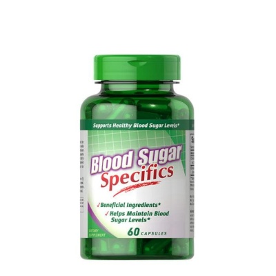 КАНЕЛА И ХРОМ капсули 60 броя / PURITAN'S PRIDE BLOOD SUGAR SPECIFICS