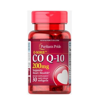 КОЕНЗИМ Q10 капсули 200 мг. 30 броя / PURITAN'S PRIDE COENZYME Q10