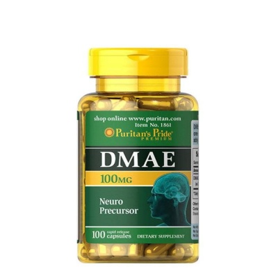 ДМАЕ (ДИМЕТИЛАМИНОЕТАНОЛ) капсули 100 мг. 100 броя / PURITAN'S PRIDE DMAE capsules