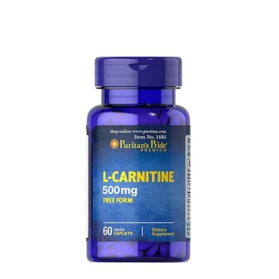 L-КАРНИТИН каплети 500 мг. 60 броя / PURITAN'S PRIDE L - CARNITINE