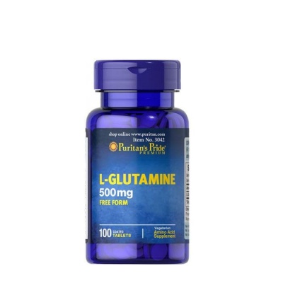 L-ГЛУТАМИН таблетки 500 мг. 100 броя / PURITAN'S PRIDE L - GLUTAMINE