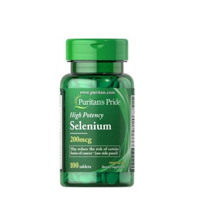 СЕЛЕН таблетки 200 мкг. 250 броя / PURITAN'S PRIDE SELENIUM