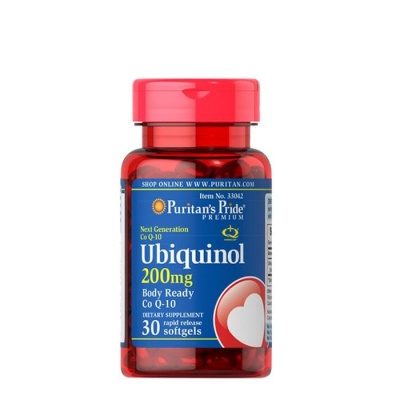 УБИКВИНОЛ софтгел капсули 30 броя / PURITAN'S PRIDE UBIQUINOL