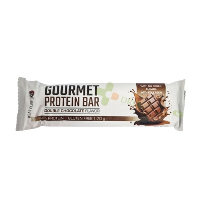 ПЮР НУТРИШЪН ГУРМЕ ПРОТЕИНОВ БАР ДВОЕН ШОКОЛАД 70 г / PURE NUTRITION GOURMET PROTEIN BAR DOUBLE CHOCOLATE
