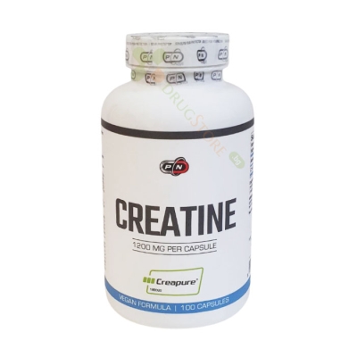 ПЮР НУТРИШЪН КРЕАТИН капсули 1200 мг 100 броя / PURE NUTRITION CREATINE