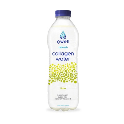 ВОДА С КОЛАГЕН QWELL PURE REFRESH ЛАЙМ 500 мл. / QWELL COLLAGEN WATER PURE REFRESH LIME 500 ml.