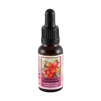 РАДИКА 100% МАСЛО ОТ БЪЛГАРСКА ШИПКА 20 мл / RADIKA 100% BULGARIAN ROSEHIP OIL 