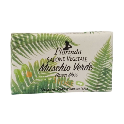 РАСТИТЕЛЕН САПУН ФЛОРИНДА ЗЕЛЕН МЪХ 100 г / FLORINDA VEGETAL SOAP FLORINDA GREEN MOSS 