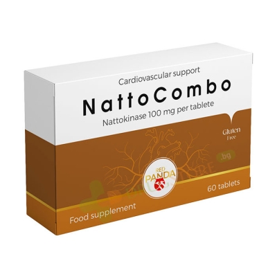 РЕД ПАНДА НАТОКОМБО таблетки 60 броя / RED PANDA NATTOCOMBO