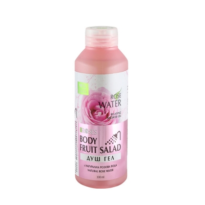 РЕЛАКСИРАЩ ДУШ ГЕЛ С НАТУРАЛНА РОЗОВА ВОДА 330 мл / AGIVA NATURE OF AGIVA ROSES FRUIT SALAD RELAXING SHOWER GEL WITH NATURAL ROSE WATER 