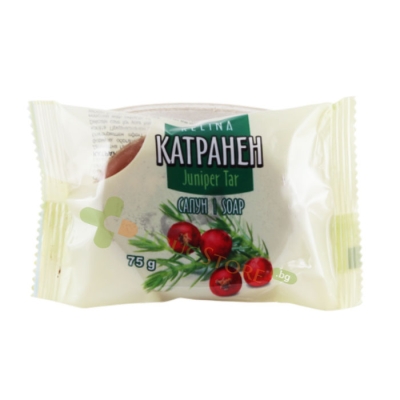 РЕЛИНА КАТРАНЕН САПУН 75 г / RELINA JUNIPER  TAR SOAP