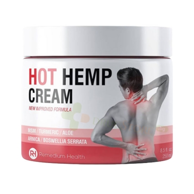 ХОТ ХЕМП ЗАГРЯВАЩ КРЕМ 250 мл / REMEDIUM HEALTH HOT HEMP CREAM