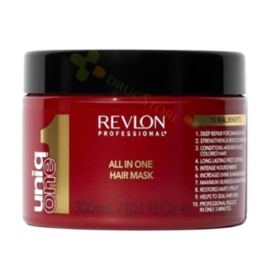 РЕВЛОН UNIQ ONE 10 В 1 МАСКА ЗА КОСА 300 мл / REVLON PROFESSIONAL UNIQ ONE ALL IN 1 HAIR MASK