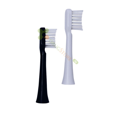 РЕЗЕРВНИ ГЛАВИ ЗА УЛТРАЗВУКОВА ЧЕТКА ЗА ЗЪБИ ЗА ПЪТУВАНЕ J-STYLE 2 броя / ELECTRIC TOOTHBRUSH REPLACEMENT HEADS J-STYLE