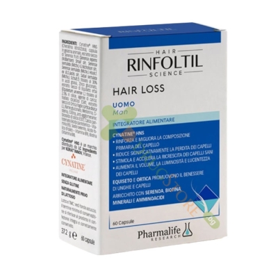 РИНФОЛТИЛ ФОРМУЛА ПРОТИВ КОСОПАД ЗА МЪЖЕ капсули 60 броя / PHARMALIFE RINFOLTIL HAIR LOSS MEN 