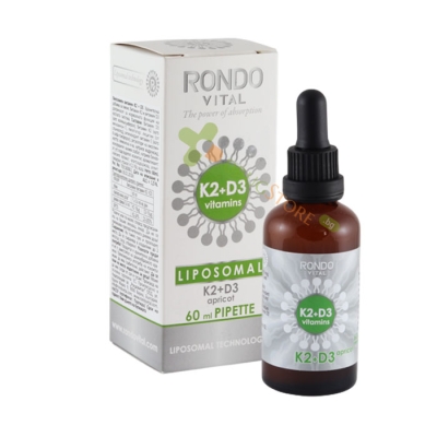 РОНДО ВИТАЛ ЛИПОЗОМЕН ВИТАМИН К2 + D3 течен 60 мл / RONDO VITAL LIPOSOMAL VITAMIN K2 + D3