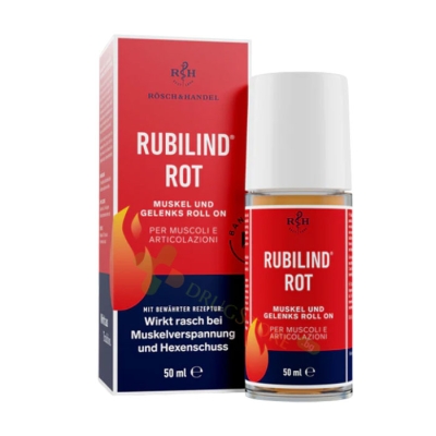 РУБИЛИНД ЗАГРЯВАЩ ГЕЛ С ЕКСТРАКТ ОТ ЛЮТА ЧУШКА 50 мл / ROSCH & HANDEL RUBILIND ROT GEL