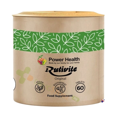 РУТИН таблетки 60 броя / POWER HEALTH RUTIVITE 