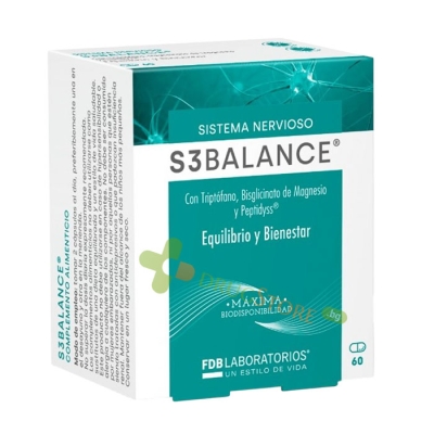 С3 БАЛАНС капсули 60 броя / FDB LABORATORIOS S3 BALANCE