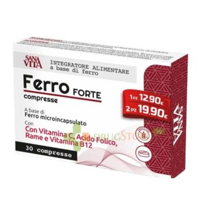САНАВИТА ФЕРО ФОРТЕ таблетки 30 броя / PALADIN PHARMA SANAVITA FERO FORTE 